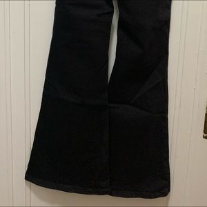 Top shop black flare jeans